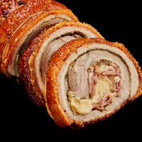 Pork Stuffed Porchetta - 2.5 Lb. | Bacon, Prosciutto, Mozzarella & Parmesan